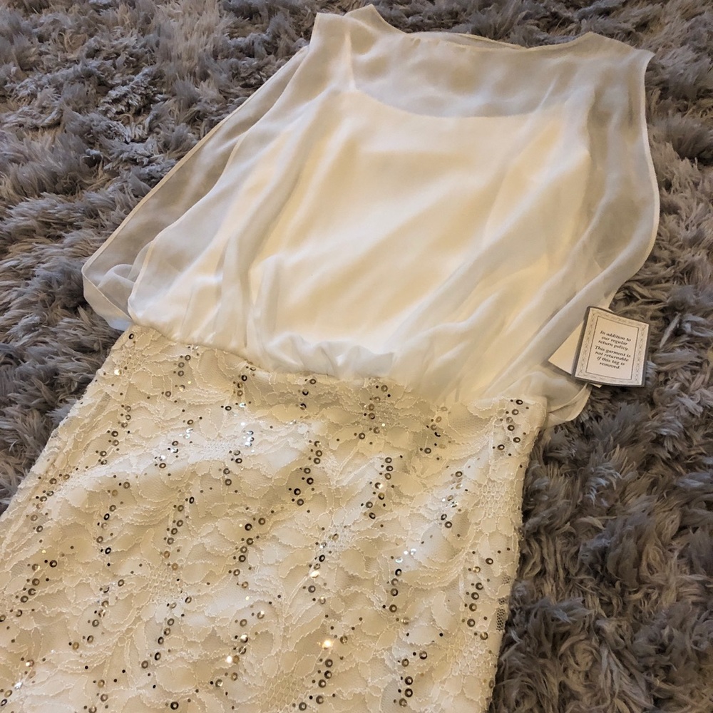 NEW Juniors White Cocktail Dress